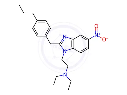 Chemical structure of Clonitazene Impurity 22