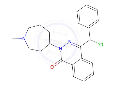 Chemical structure of 4-(Chlorobenzyl)-2-(1-methylazepan-4-yl)phthalazin-1(2H)-one