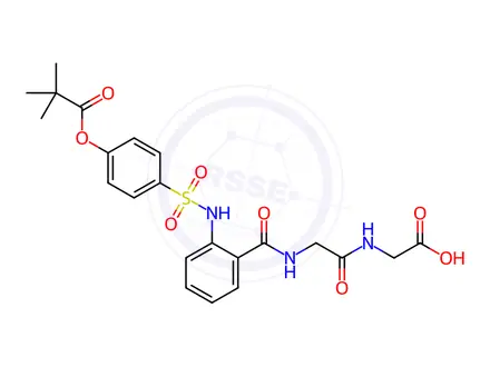 Chemical structure of Sivelestat Impurity 59