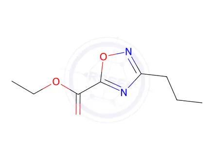 Chemical structure of Ethyl 3-propyl-1,2,4-oxadiazole-5-carboxylate