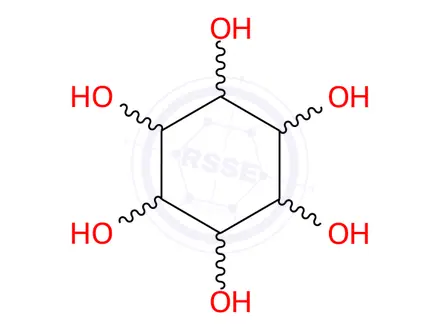 Chemical structure of L-(-)-chiro-Inositol