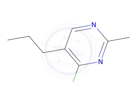 Chemical structure of 4-chloro-2-methyl-5-propylpyrimidine