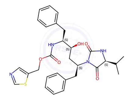 Chemical structure of Ritonavir EP Impurity F