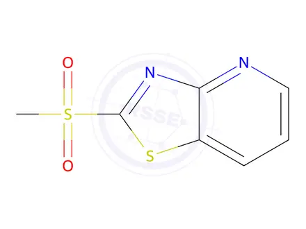 Chemical structure of 2-(Methylsulfonyl)thiazolo[4,5-b]pyridine