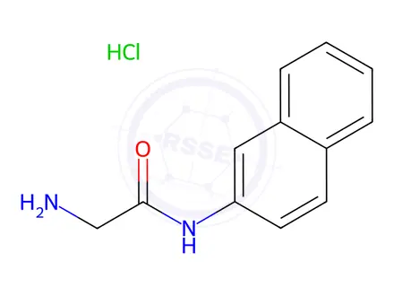 Chemical structure of Glycine β-Naphthylamide Hydrochloride