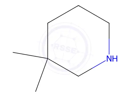 Chemical structure of 3,3-Dimethylpiperidine