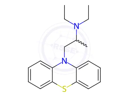 Chemical structure of Ethopropazine