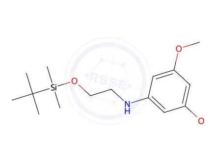 Chemical structure of N-(2-((tert-Butyldimethylsilyl)oxy)ethyl)-3,5-dimethoxyaniline