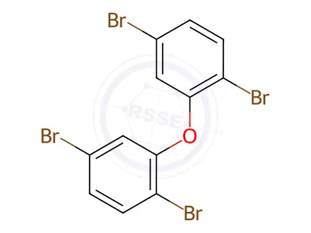 Chemical structure of 2,2',5,5'-Tetrabromodiphenyl ether
