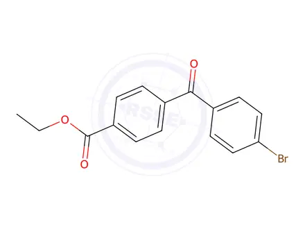 Chemical structure of 4-Bromo-4'-carboethoxybenzophenone