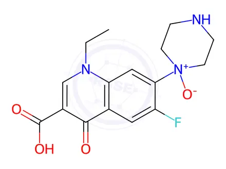 Chemical structure of Pefloxacin Impurity 13