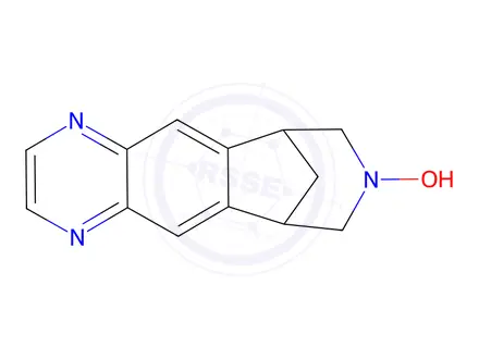 Chemical structure of 9,10-dihydro-6H-6,10-methanoazepino[4,5-g]quinoxalin-8(7H)-ol