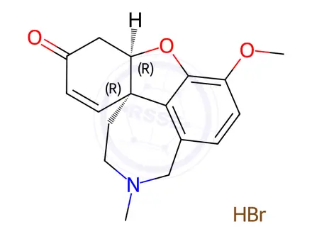 Chemical structure of Galantamine Impurity 11 ((+)-Narwedine)