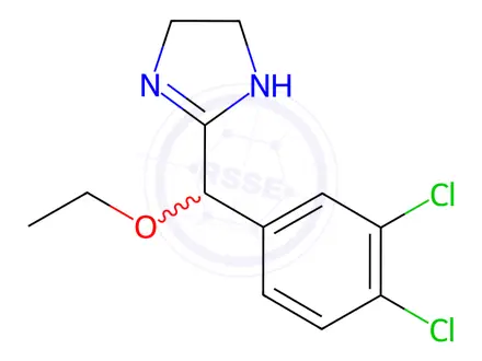Chemical structure of 2-(3,4-Dichloro-α-ethoxybenzyl)-2-imidazoline