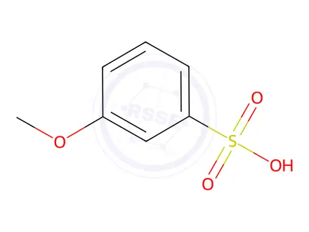 Chemical structure of 3-Methoxy-benzenesulfonic acid
