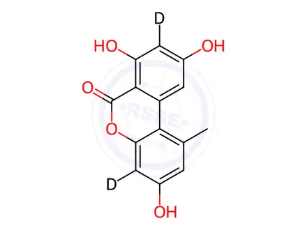 Chemical structure of Alternariol-d2
