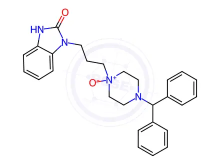 Chemical structure of Oxatomide Impurity 4 (Oxatomide N1-Oxide)