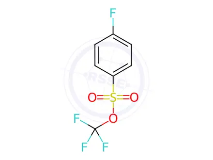 Chemical structure of trifluoromethyl 4-fluorobenzenesulfonate