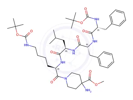 Chemical structure of Difelikefalin Impurity 90