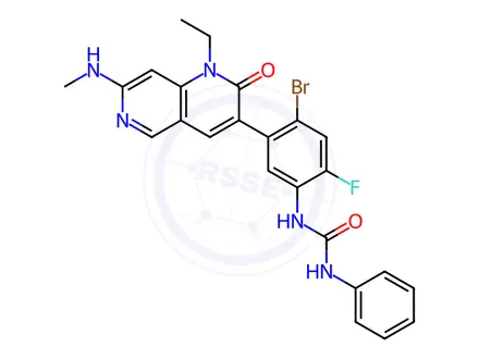 Chemical structure of Ripretinib