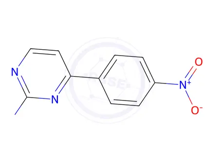 Chemical structure of 4-(4-nitrophenyl)pyrimidin-2-amine