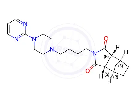 Chemical structure of Tandospirone