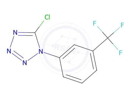 Chemical structure of 5-Chloro-1-(3-(trifluoromethyl)phenyl)-1H-tetrazole