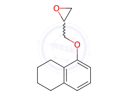Chemical structure of Glycidyl 5-tetralyl Ether