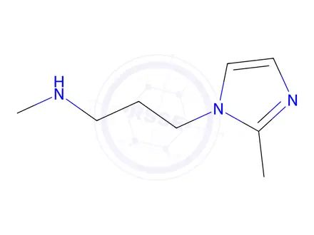 Chemical structure of N-Methyl-3-(2-methyl-1H-imidazol-1-yl)-propan-1-amine Dihydrochloride