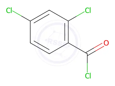 Chemical structure of 2,4-Dichlorobenzoyl Chloride