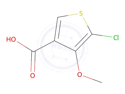 Chemical structure of 5-Chloro-4-Methoxythiophene-3-Carboxylic Acid