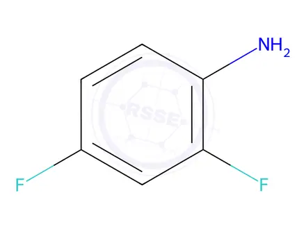 Chemical structure of 2,4-Difluoroaniline