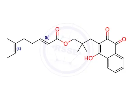 Chemical structure of Vitamin K1 Impurity 116