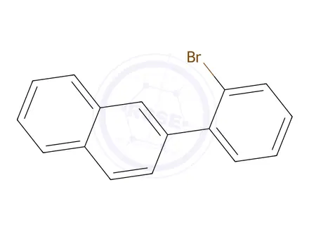 Chemical structure of 2-(2-Bromophenyl)naphthalene