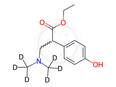 Chemical structure of Decyclohexanol-ethoxycarbonyl-O-desmethyl Venlafaxine-d6