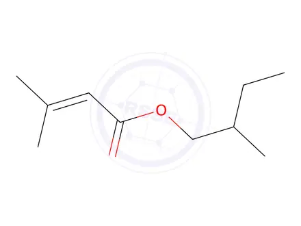 Chemical structure of 2-Methylbutyl 3-methylbut-2-enoate