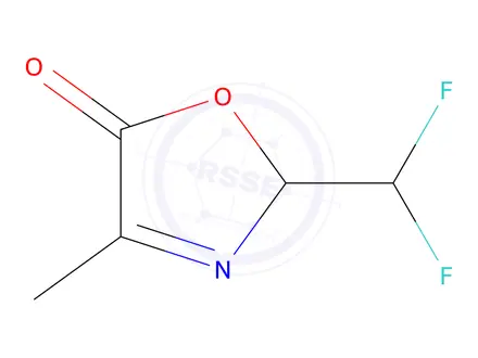 Chemical structure of 5(2H)-Oxazolone,2-(difluoromethyl)-4-methyl-(9CI)