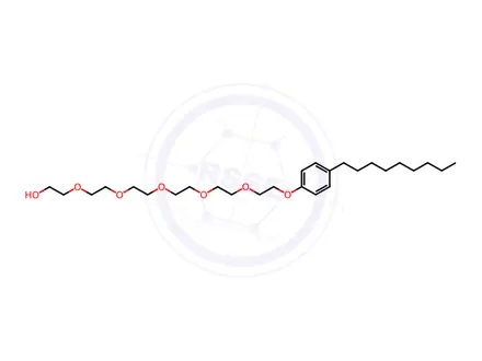 Chemical structure of 2-[2-[2-[2-[2-[2-(4-nonylphenoxy)ethoxy]ethoxy]ethoxy]ethoxy]ethoxy]ethanol