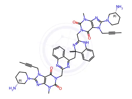 Chemical structure of Linagliptin Methyldimer