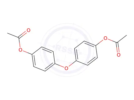 Chemical structure of Oxybis(4,1-phenylene) diacetate