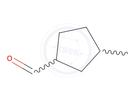 Chemical structure of 3-Methylcyclopentane-1-carbaldehyde