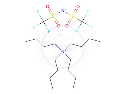 Chemical structure of TETRABUTYLAMMONIUM BIS-TRIFLUOROMETHANE&