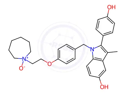 Chemical structure of Bazedoxifene N-Oxide