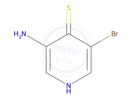 Chemical structure of 3-amino-5-bromopyridine-4-thiol