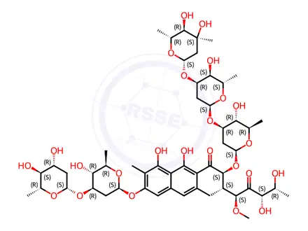 Chemical structure of Mithramycin Impurity 8