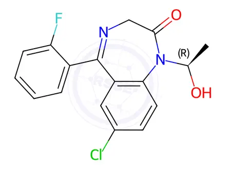 Chemical structure of Flurazepam Impurity 3 (Flurazepam EP Impurity C)