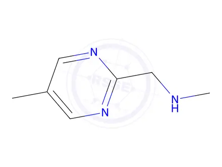 Chemical structure of n-Methyl-1-(5-methylpyrimidin-2-yl)methanamine
