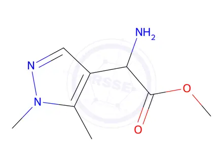 Chemical structure of Methyl 2-amino-2-(1,5-dimethyl-1h-pyrazol-4-yl)acetate