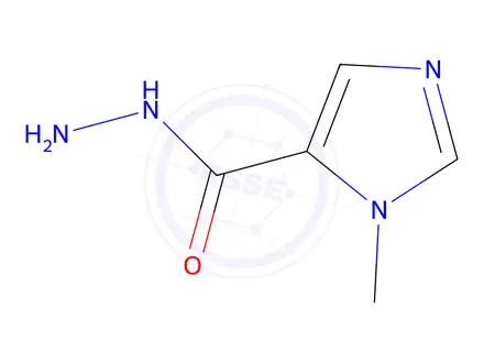 Chemical structure of 1-Methyl-1H-imidazole-5-carbohydrazide
