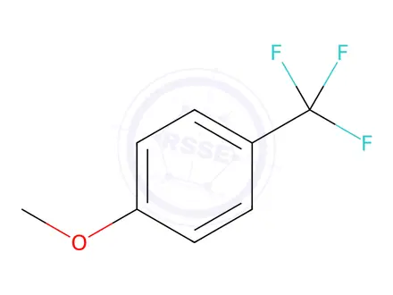 Chemical structure of 4-(Trifluoromethyl)Anisole